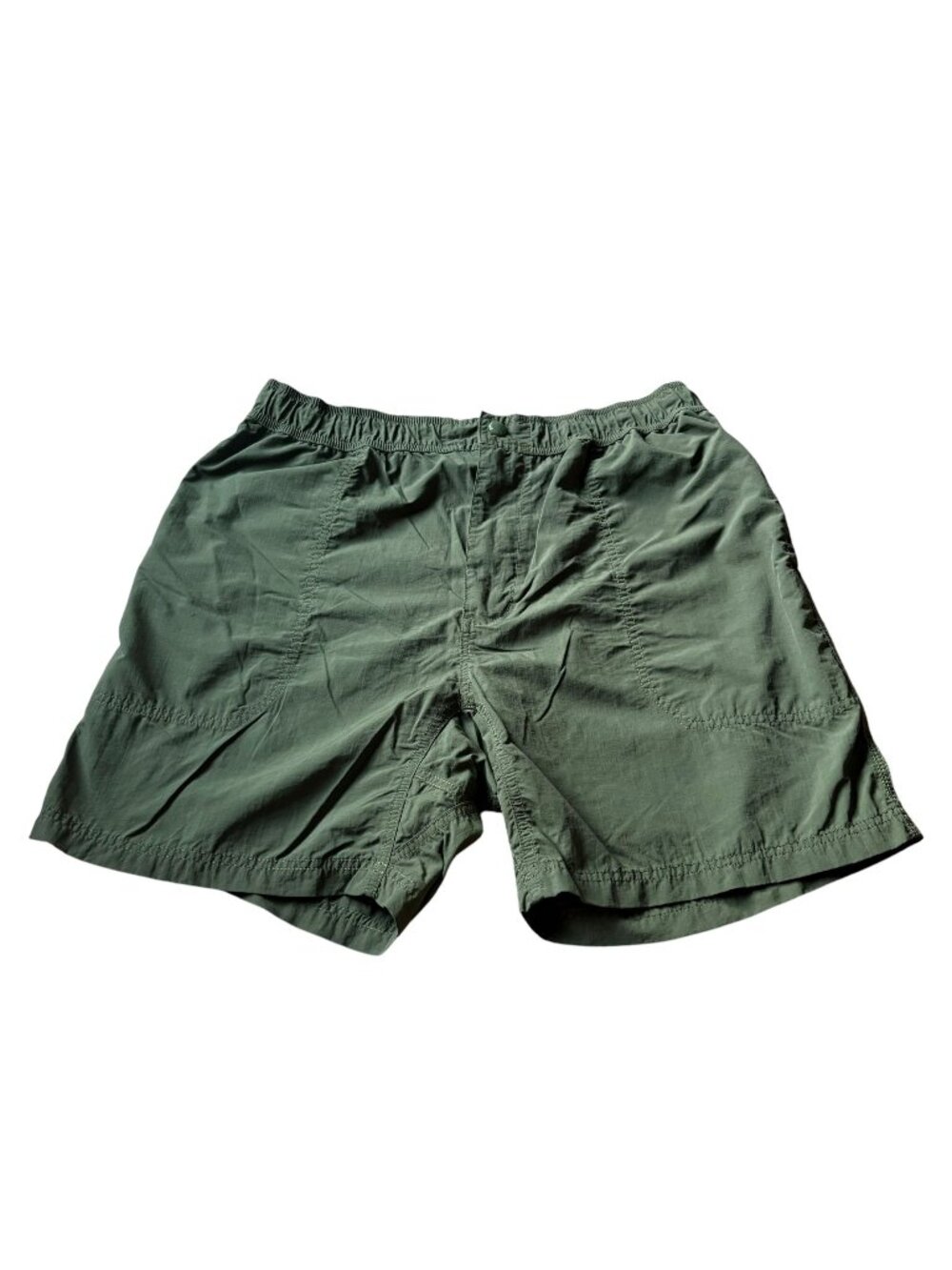 Best Made Co Nylon Shorts Mens Green Athletic Drawstring Size Large